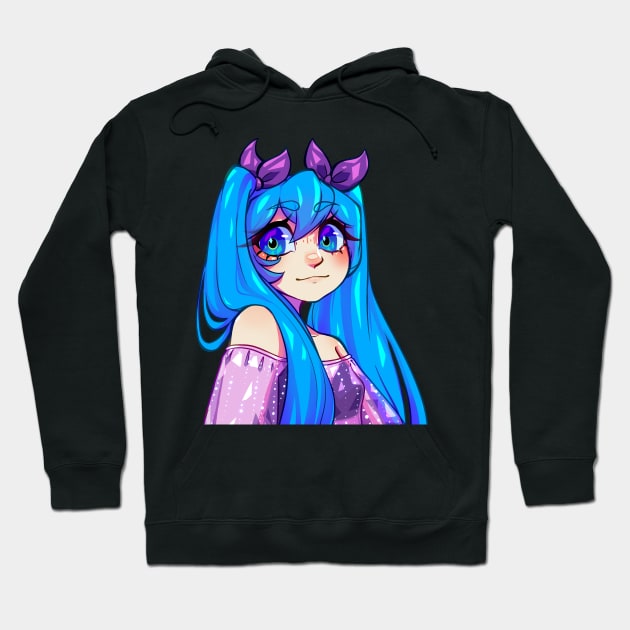 Crystal Miku Hoodie by Probablynotsam